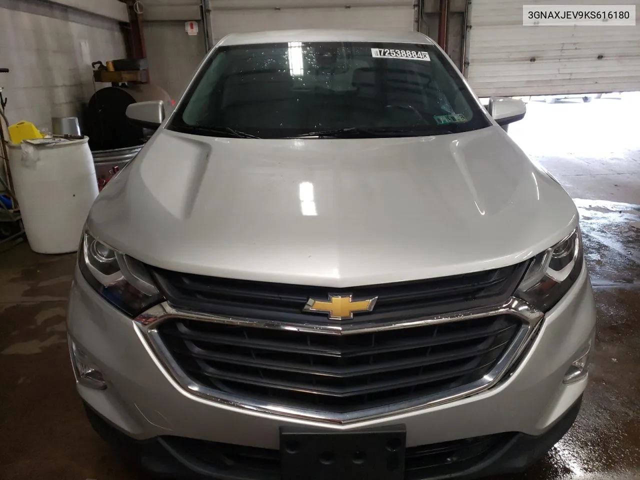 2019 Chevrolet Equinox Lt VIN: 3GNAXJEV9KS616180 Lot: 72538884