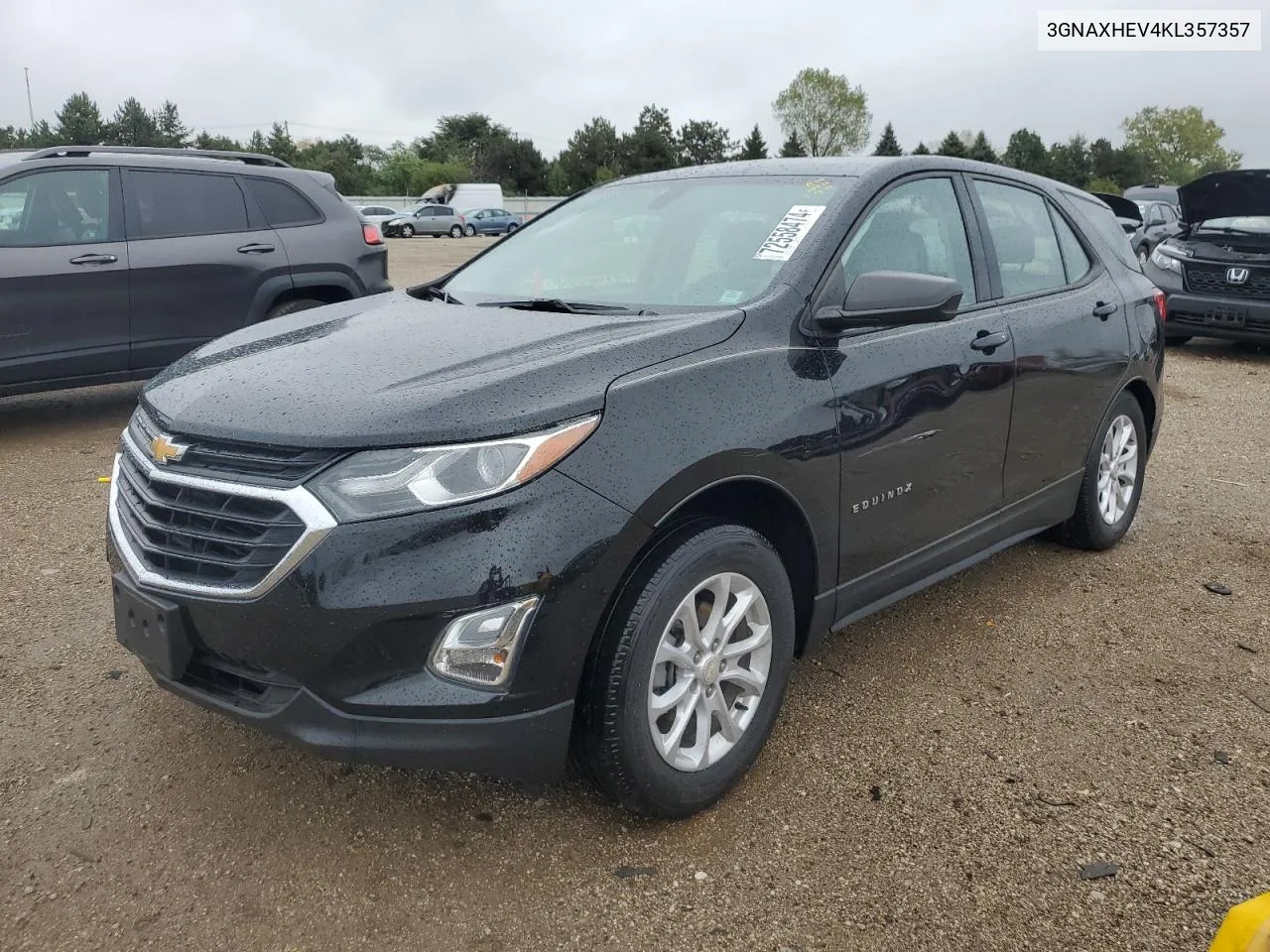 2019 Chevrolet Equinox Ls VIN: 3GNAXHEV4KL357357 Lot: 72558474