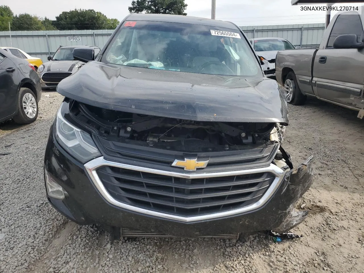 2019 Chevrolet Equinox Lt VIN: 3GNAXKEV9KL270714 Lot: 72565504