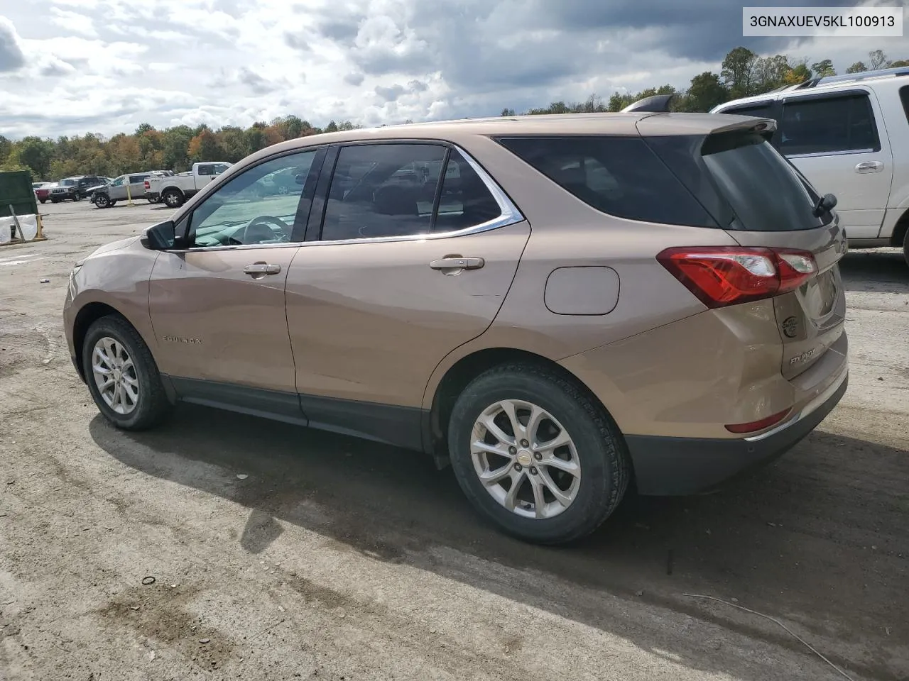 2019 Chevrolet Equinox Lt VIN: 3GNAXUEV5KL100913 Lot: 72577024