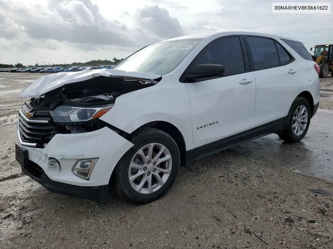 2019 Chevrolet Equinox Ls VIN: 3GNAXHEV8KS661622 Lot: 72588644