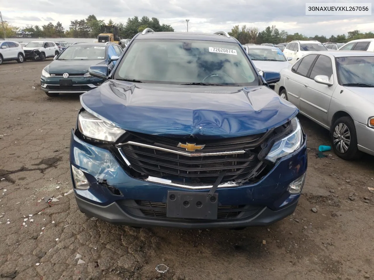 2019 Chevrolet Equinox Lt VIN: 3GNAXUEVXKL267056 Lot: 72620874