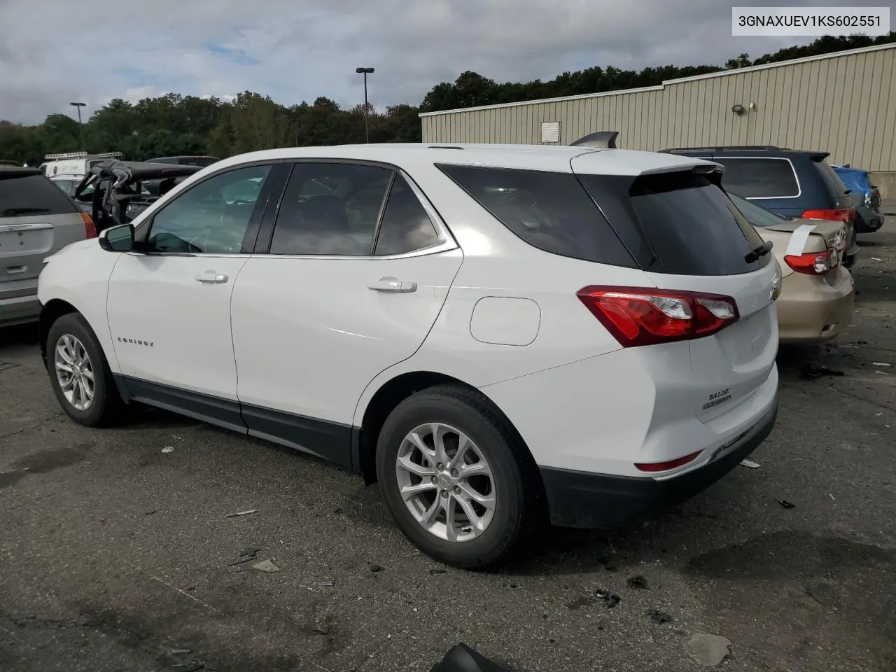 2019 Chevrolet Equinox Lt VIN: 3GNAXUEV1KS602551 Lot: 72691234