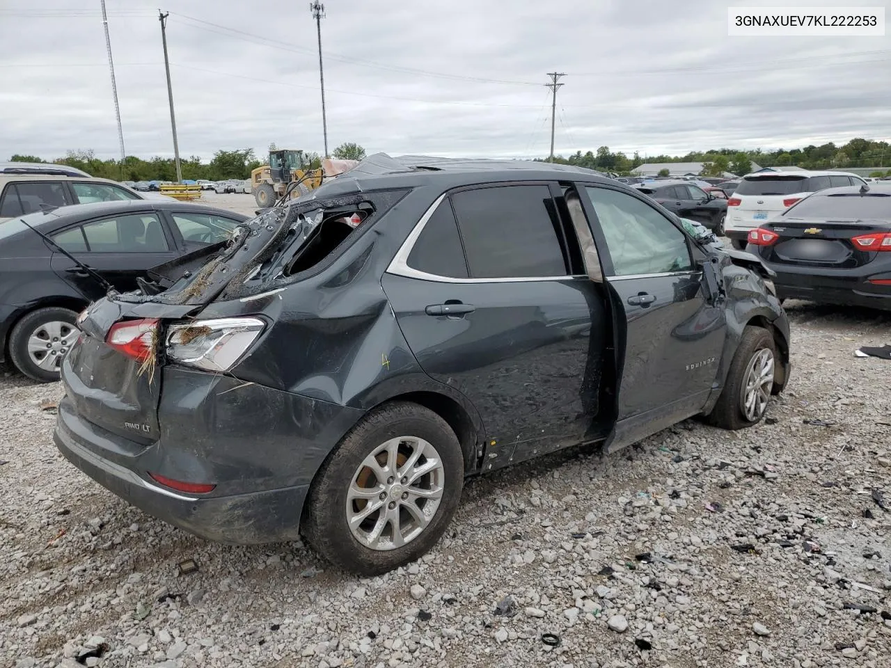 2019 Chevrolet Equinox Lt VIN: 3GNAXUEV7KL222253 Lot: 72695464