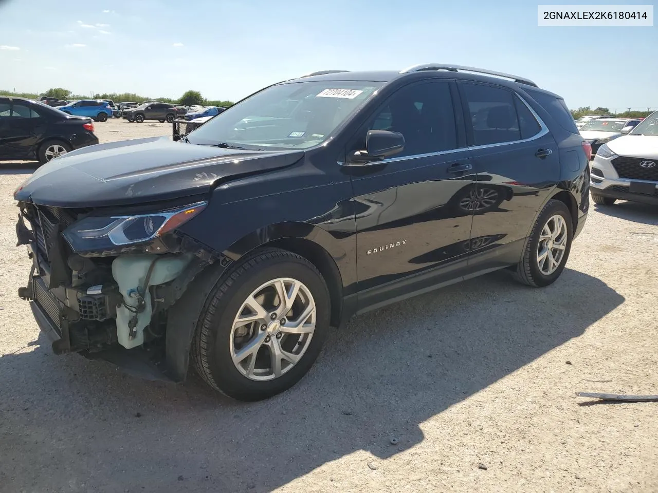 2019 Chevrolet Equinox Lt VIN: 2GNAXLEX2K6180414 Lot: 72704104