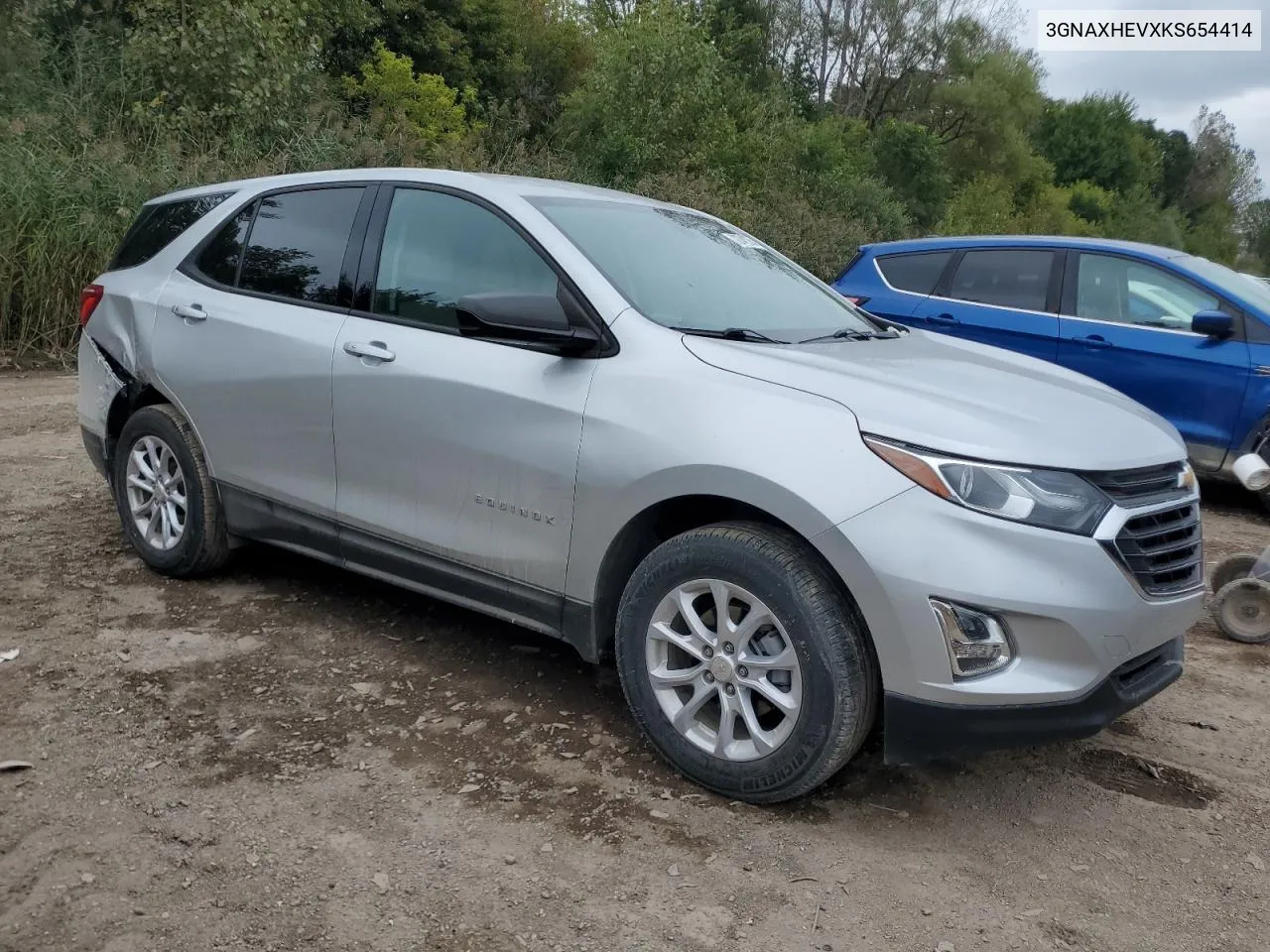 2019 Chevrolet Equinox Ls VIN: 3GNAXHEVXKS654414 Lot: 72742754