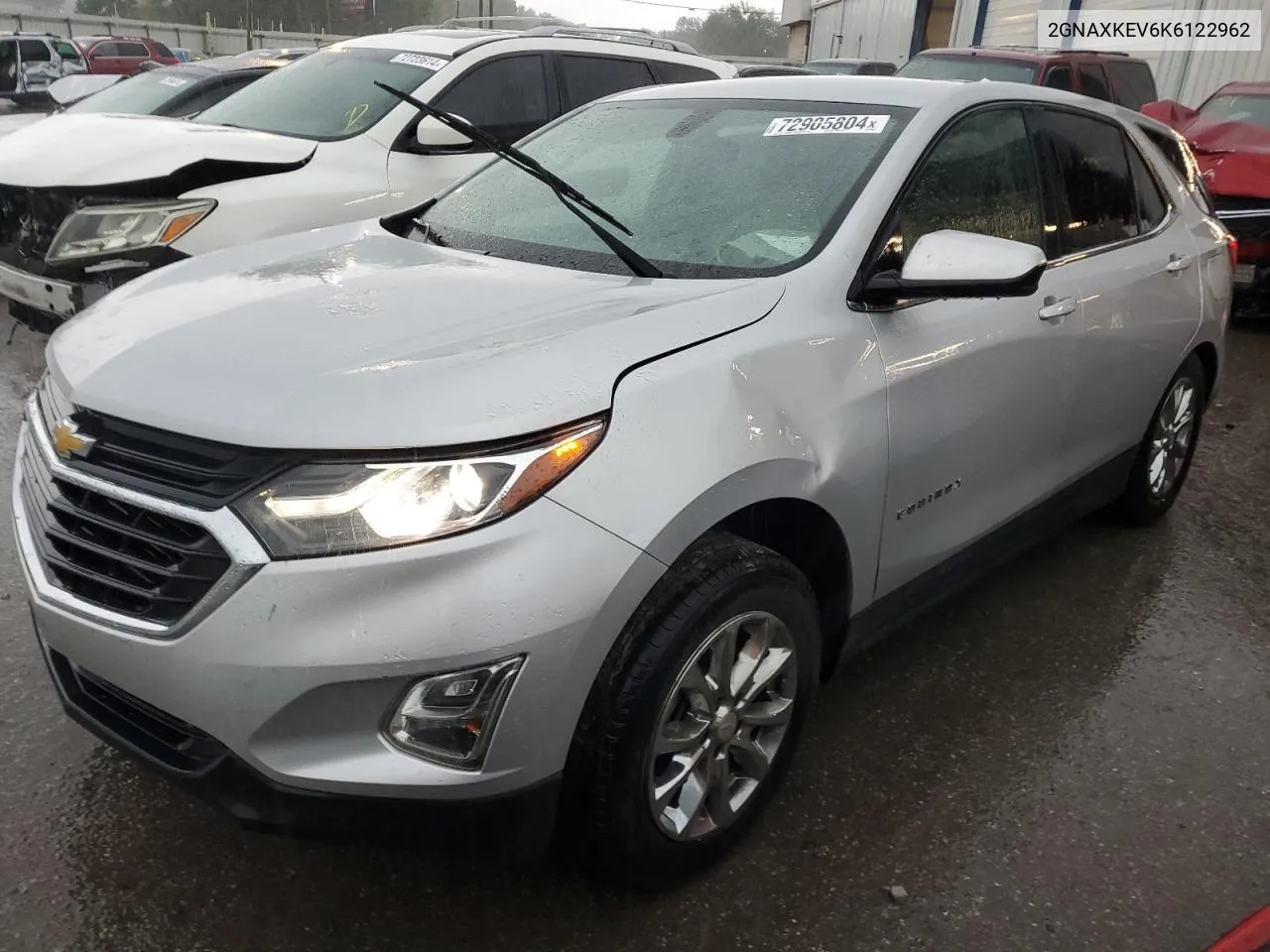 2019 Chevrolet Equinox Lt VIN: 2GNAXKEV6K6122962 Lot: 72905804