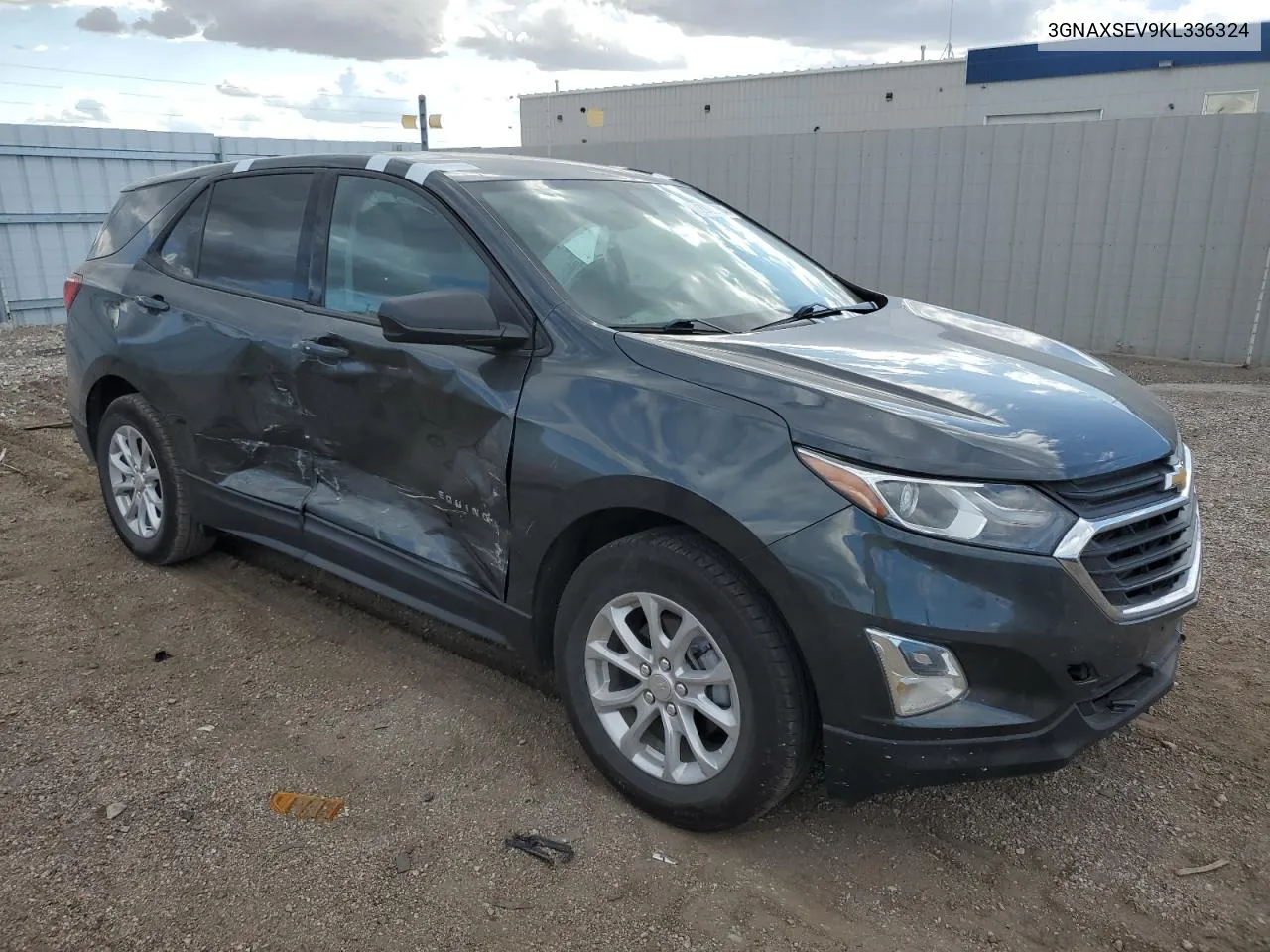 2019 Chevrolet Equinox Ls VIN: 3GNAXSEV9KL336324 Lot: 72936284