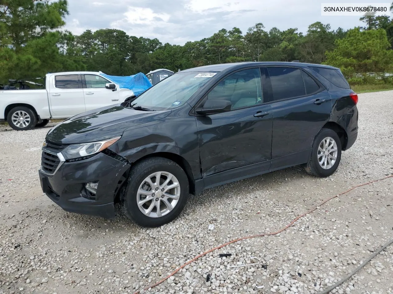 2019 Chevrolet Equinox Ls VIN: 3GNAXHEV0KS678480 Lot: 73004714