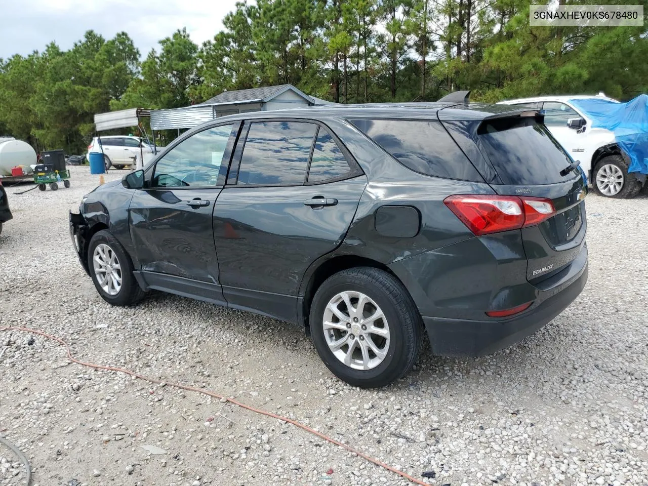 2019 Chevrolet Equinox Ls VIN: 3GNAXHEV0KS678480 Lot: 73004714