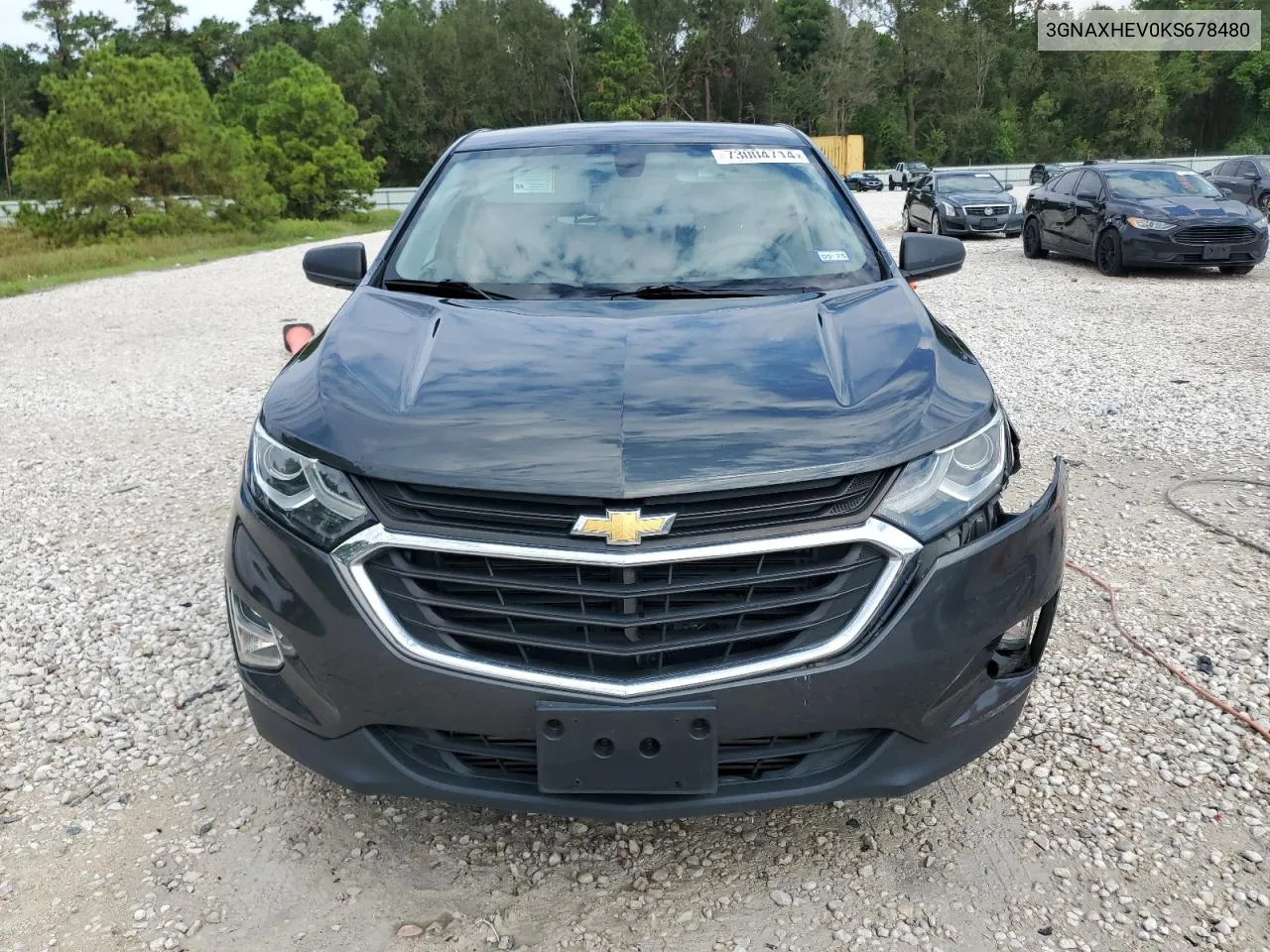 2019 Chevrolet Equinox Ls VIN: 3GNAXHEV0KS678480 Lot: 73004714