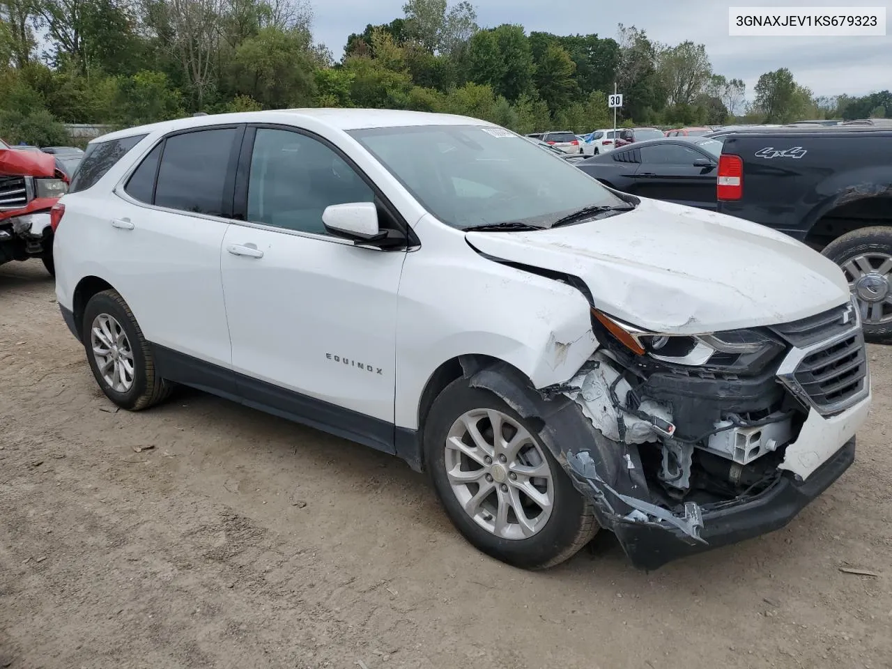 2019 Chevrolet Equinox Lt VIN: 3GNAXJEV1KS679323 Lot: 73020414