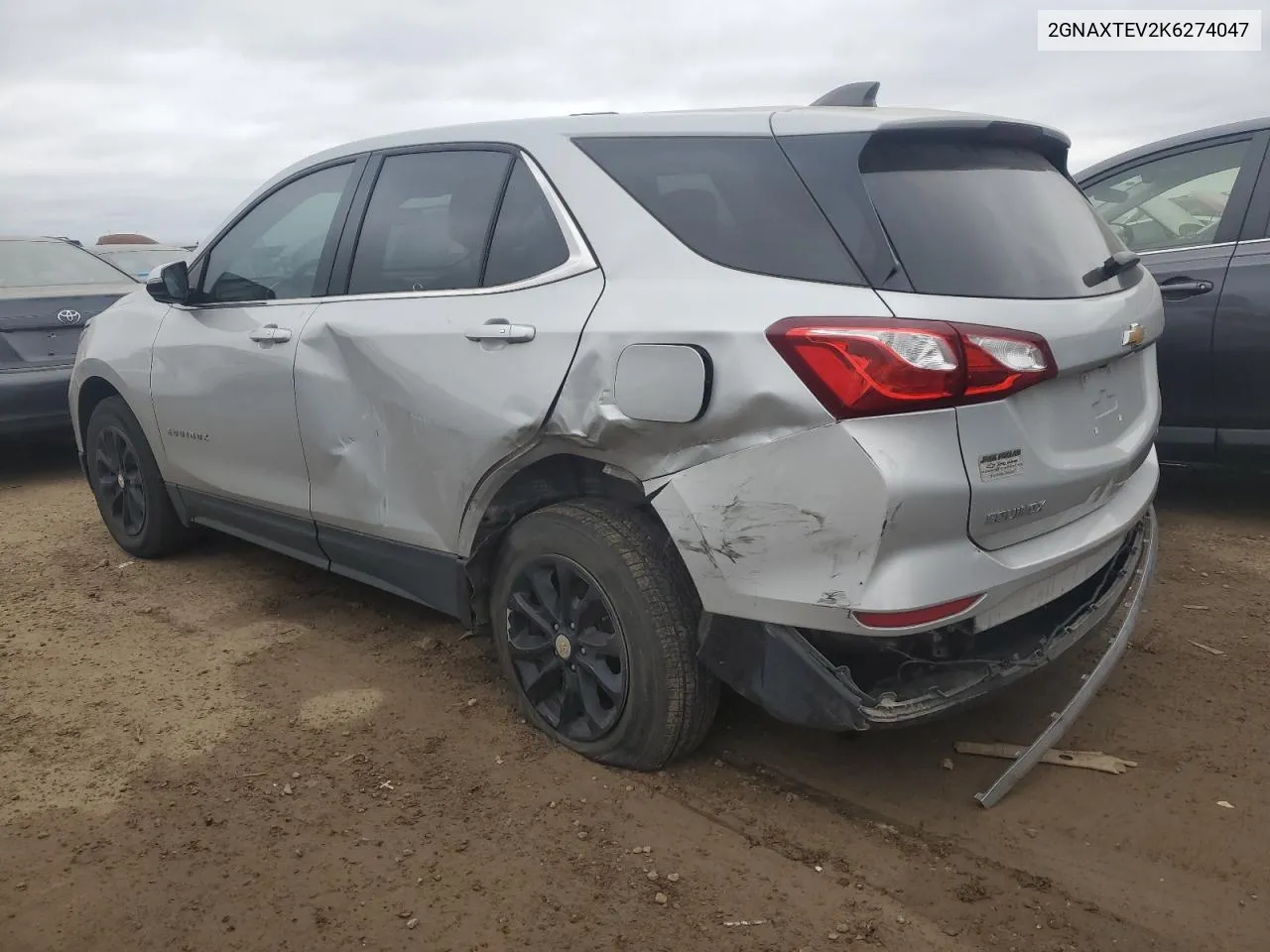 2019 Chevrolet Equinox Lt VIN: 2GNAXTEV2K6274047 Lot: 73102174