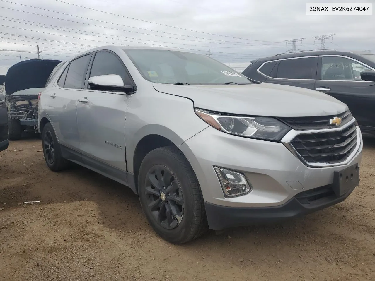 2019 Chevrolet Equinox Lt VIN: 2GNAXTEV2K6274047 Lot: 73102174