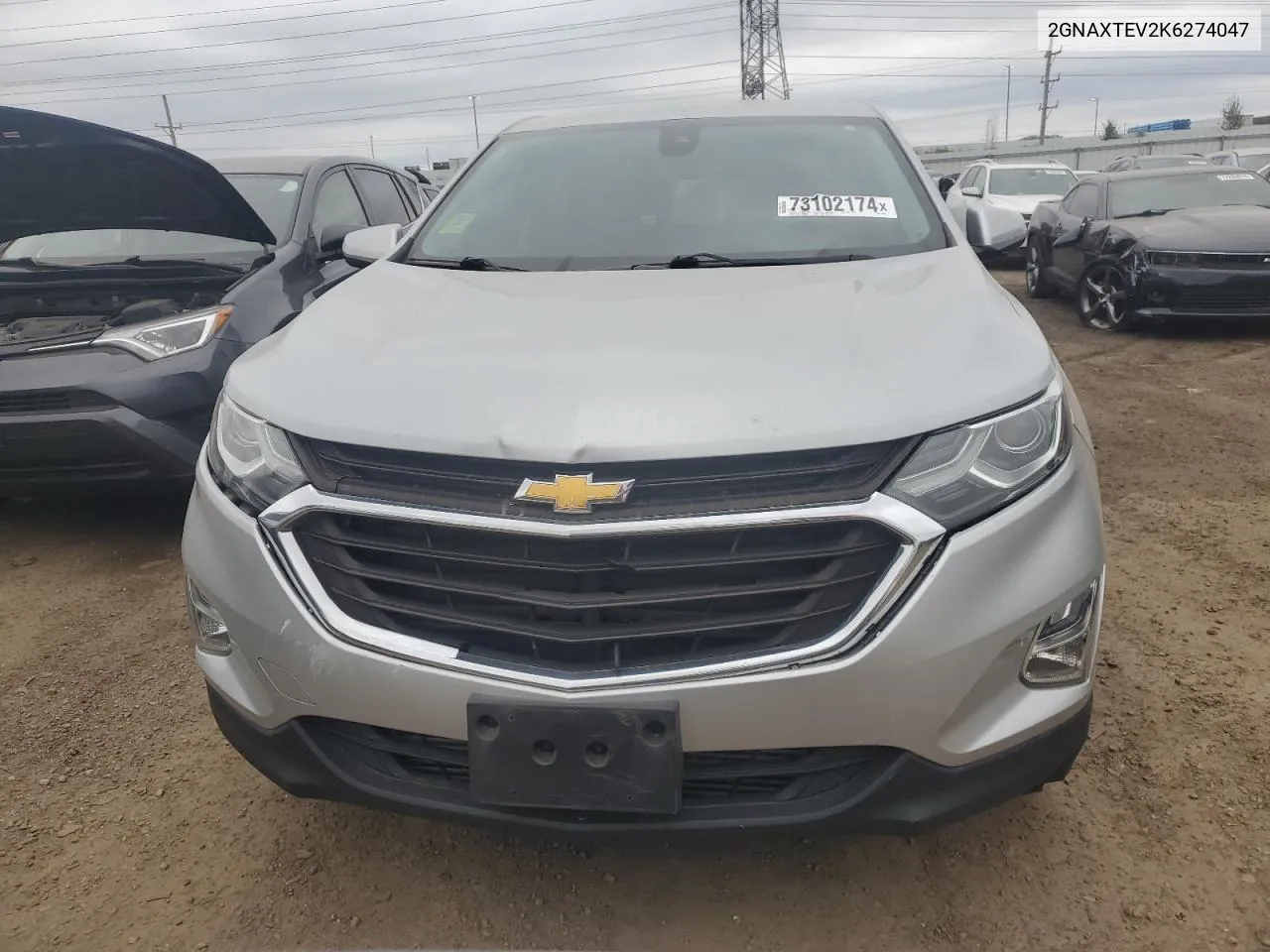 2GNAXTEV2K6274047 2019 Chevrolet Equinox Lt