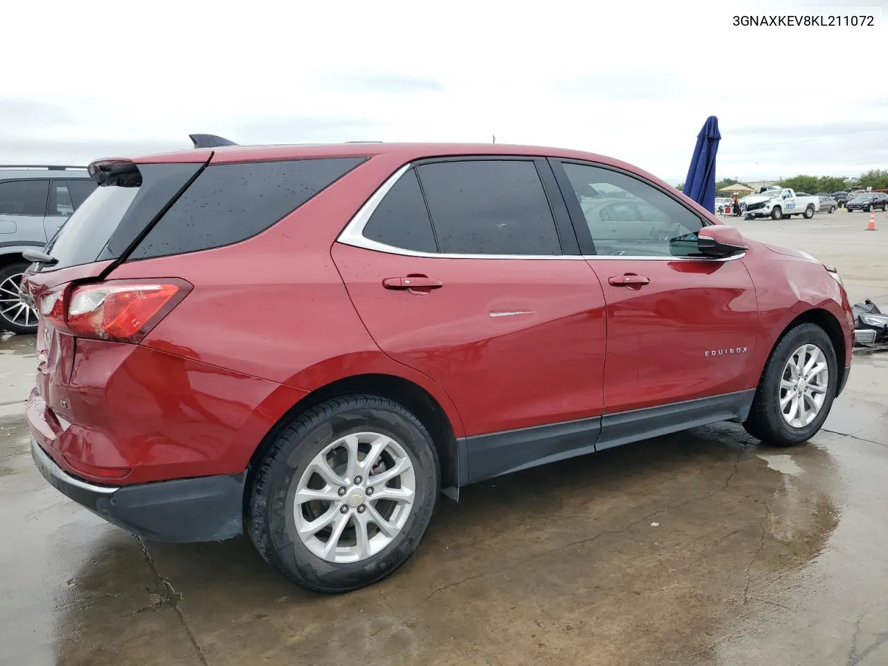 2019 Chevrolet Equinox Lt VIN: 3GNAXKEV8KL211072 Lot: 73170324