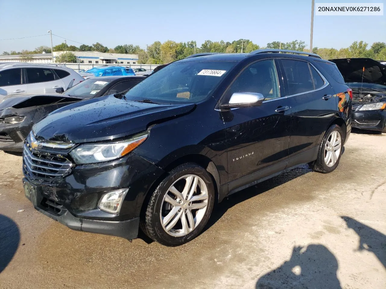 2019 Chevrolet Equinox Premier VIN: 2GNAXNEV0K6271286 Lot: 73176664