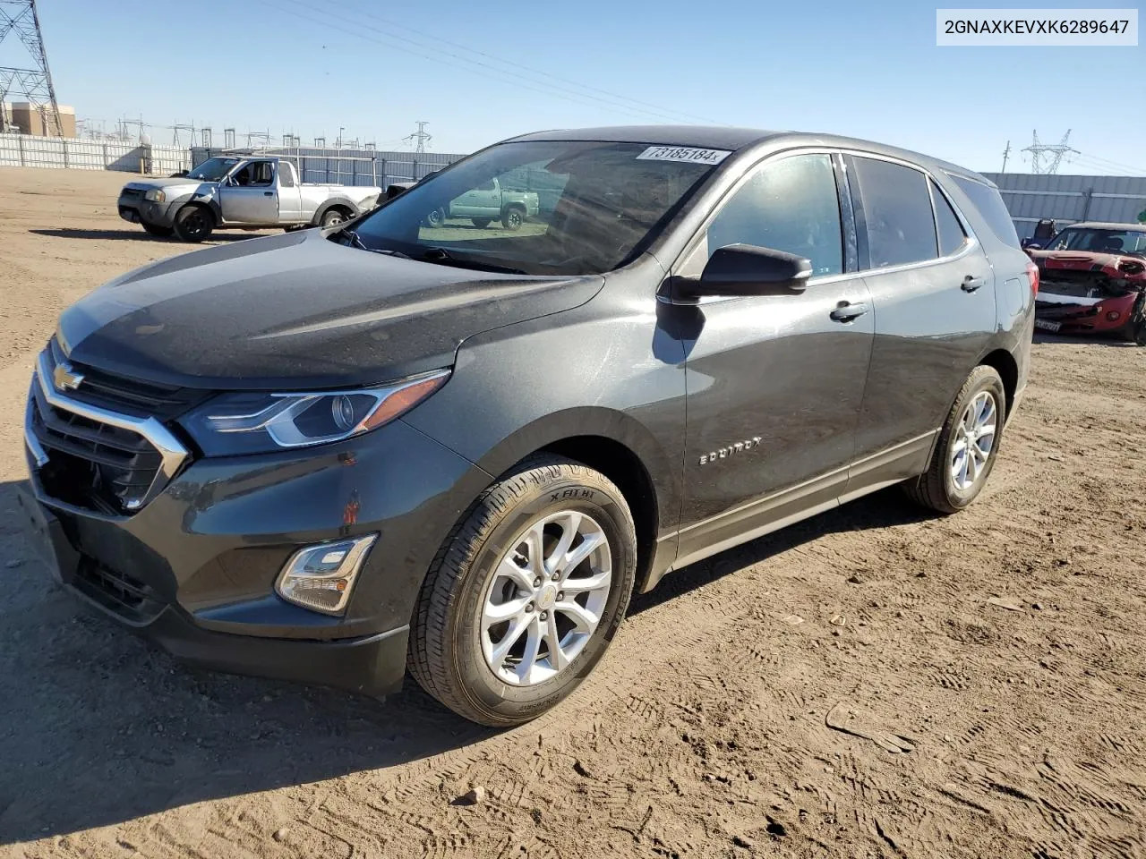 2019 Chevrolet Equinox Lt VIN: 2GNAXKEVXK6289647 Lot: 73185184