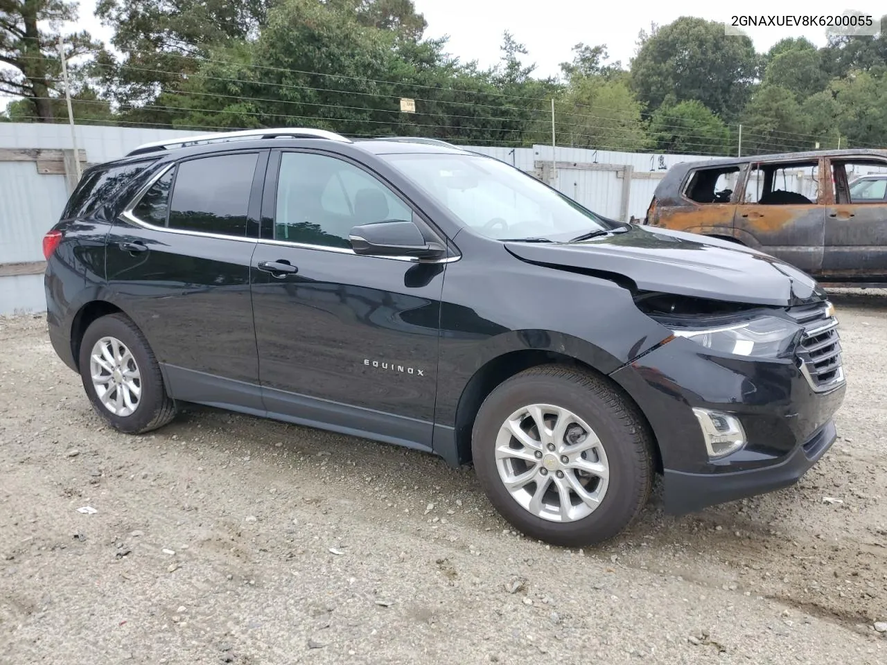 2019 Chevrolet Equinox Lt VIN: 2GNAXUEV8K6200055 Lot: 73193404