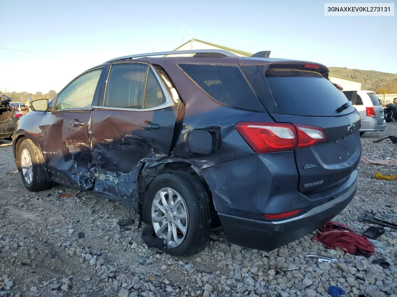 2019 Chevrolet Equinox Lt VIN: 3GNAXKEV0KL273131 Lot: 73204444