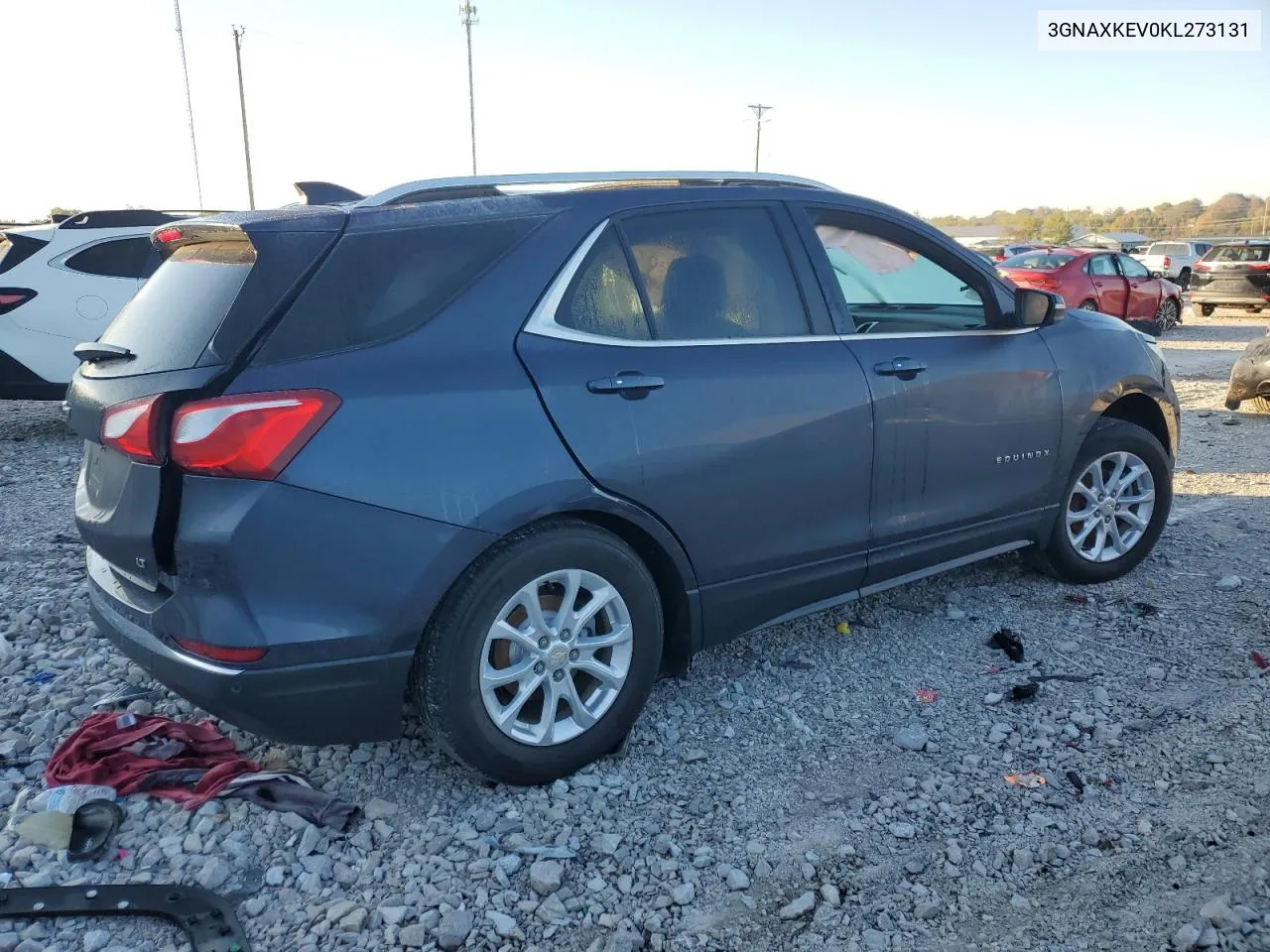 2019 Chevrolet Equinox Lt VIN: 3GNAXKEV0KL273131 Lot: 73204444