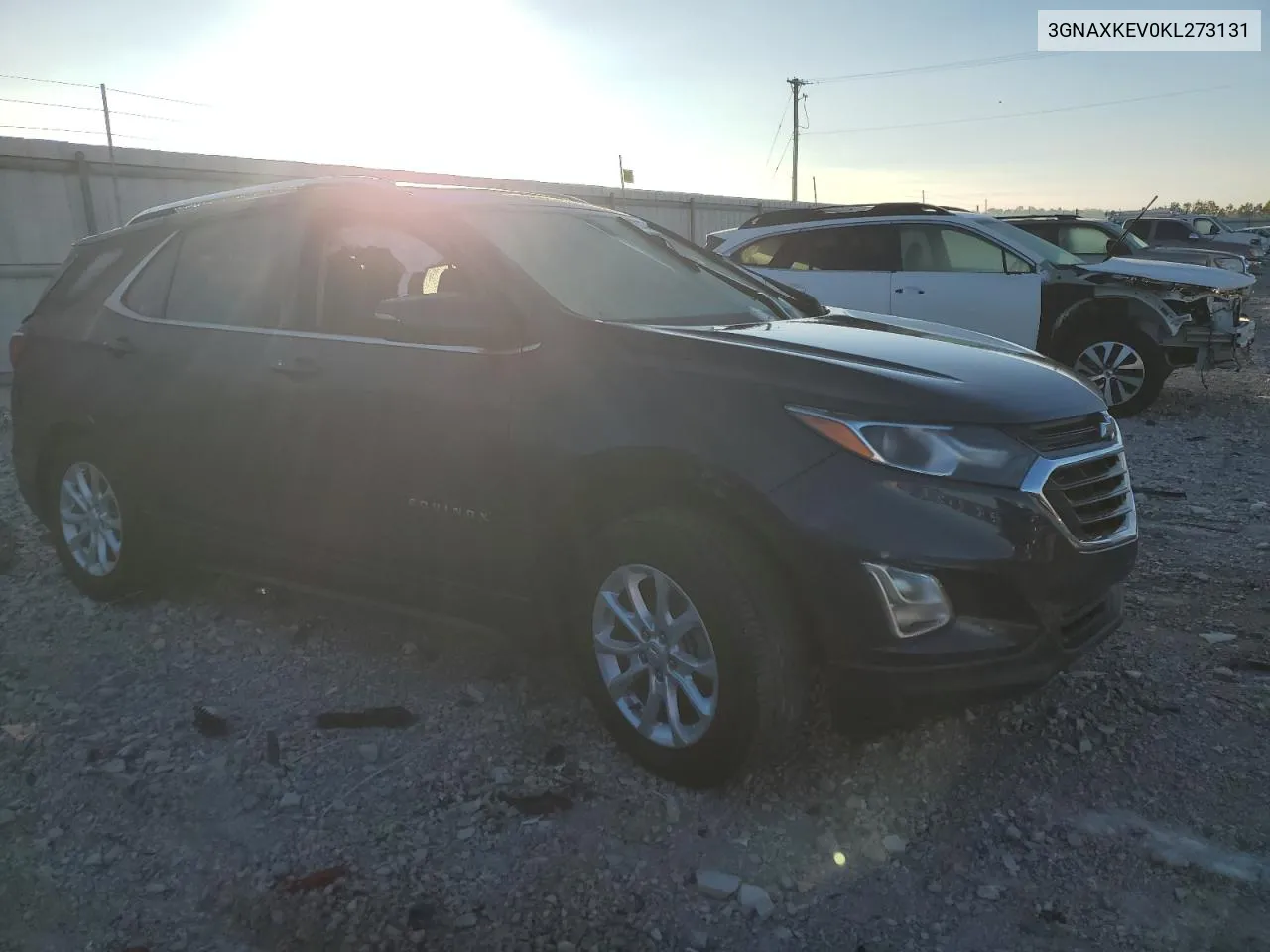 2019 Chevrolet Equinox Lt VIN: 3GNAXKEV0KL273131 Lot: 73204444