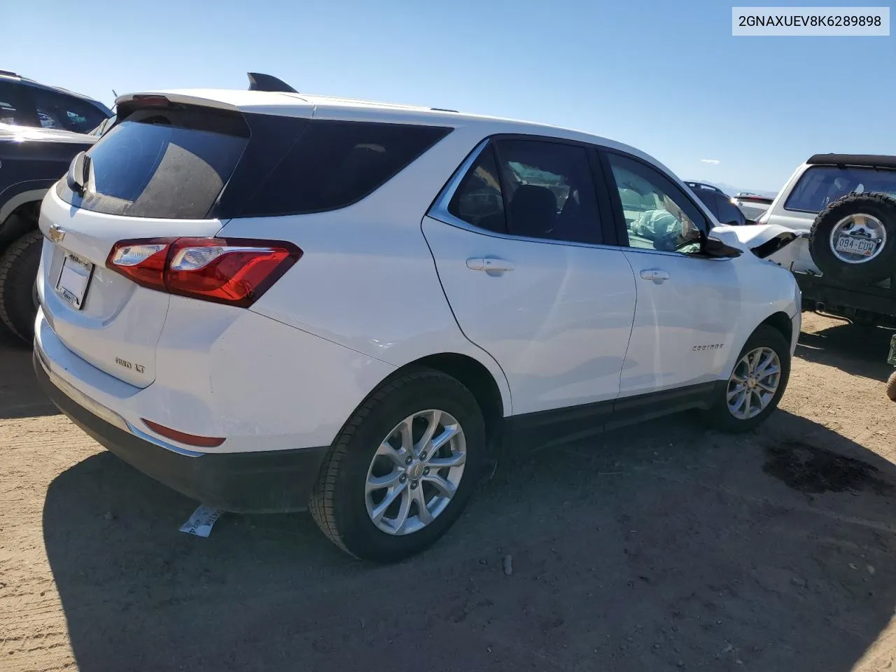 2019 Chevrolet Equinox Lt VIN: 2GNAXUEV8K6289898 Lot: 73232704