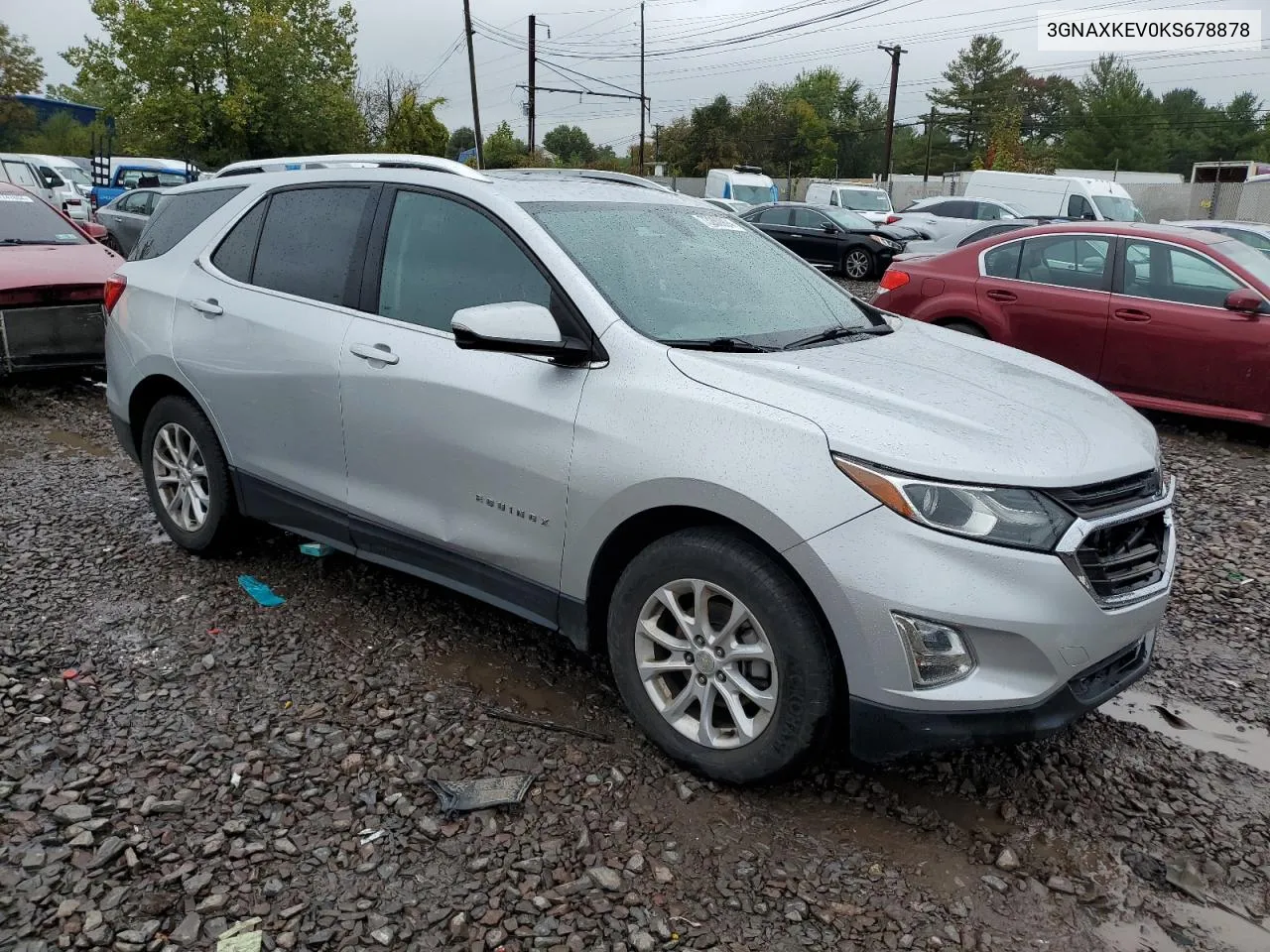 2019 Chevrolet Equinox Lt VIN: 3GNAXKEV0KS678878 Lot: 73280994