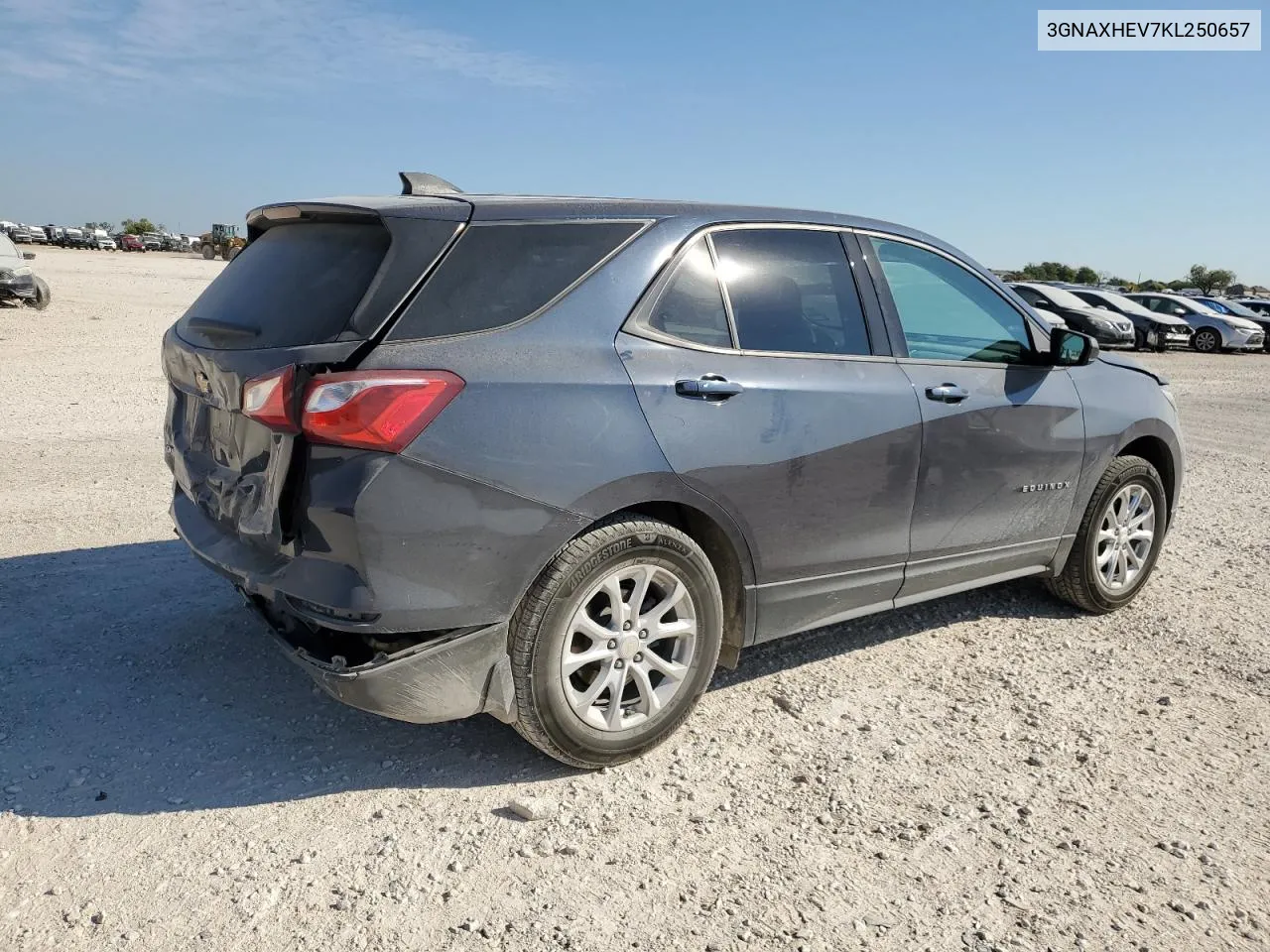 2019 Chevrolet Equinox Ls VIN: 3GNAXHEV7KL250657 Lot: 73282414