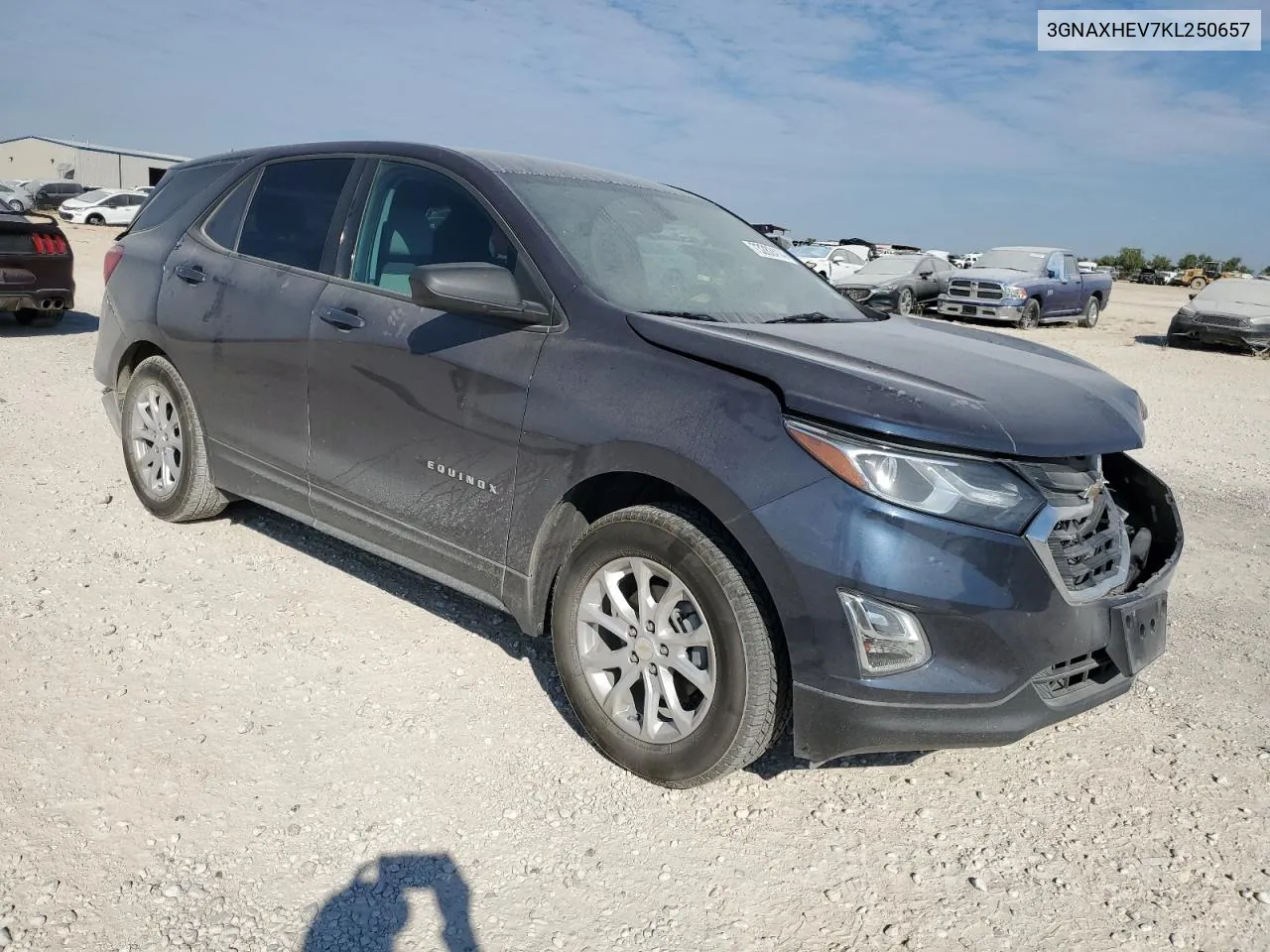 2019 Chevrolet Equinox Ls VIN: 3GNAXHEV7KL250657 Lot: 73282414