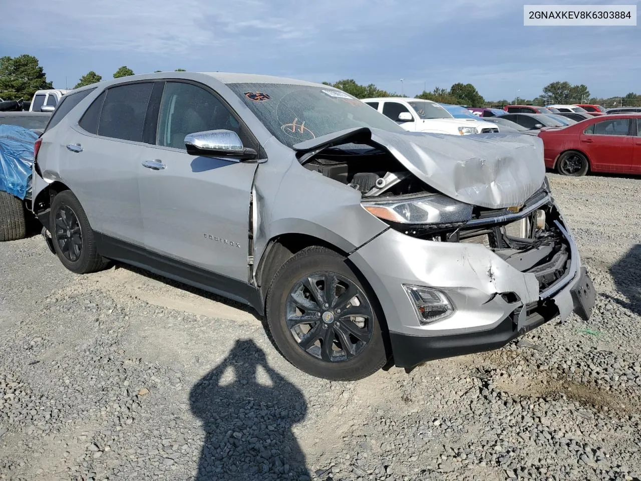 2GNAXKEV8K6303884 2019 Chevrolet Equinox Lt