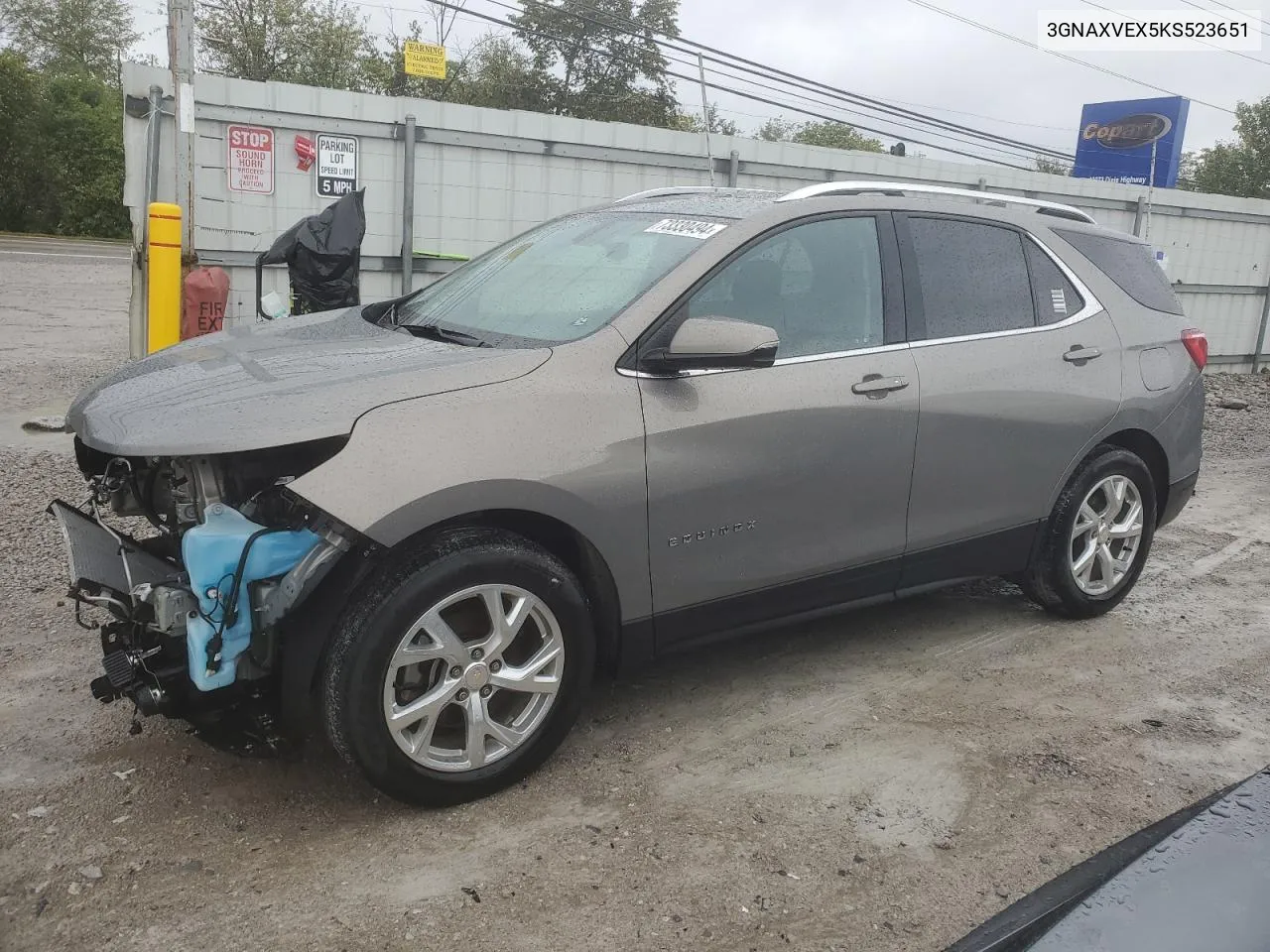 2019 Chevrolet Equinox Lt VIN: 3GNAXVEX5KS523651 Lot: 73330494