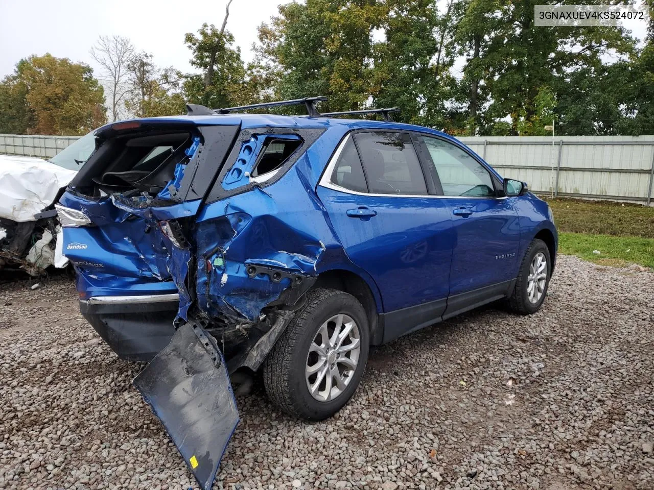 2019 Chevrolet Equinox Lt VIN: 3GNAXUEV4KS524072 Lot: 73331764