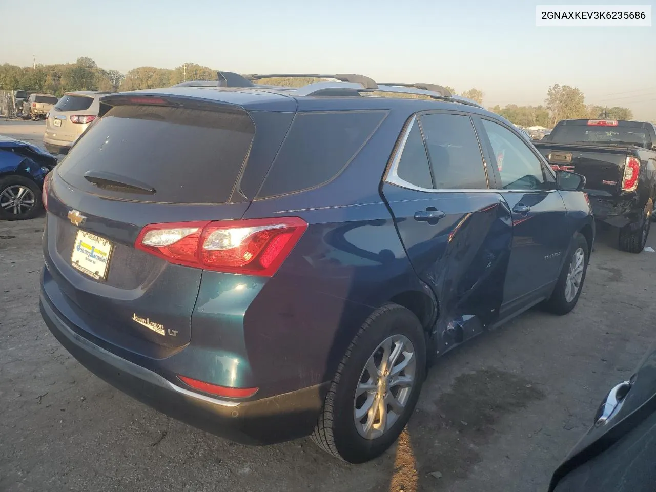 2019 Chevrolet Equinox Lt VIN: 2GNAXKEV3K6235686 Lot: 73372994