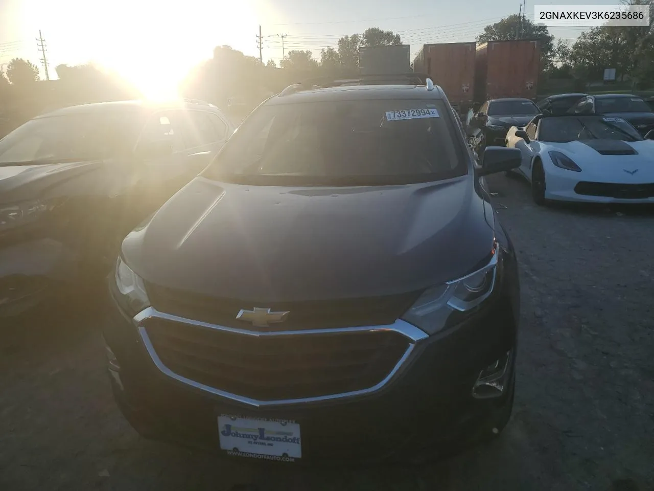 2019 Chevrolet Equinox Lt VIN: 2GNAXKEV3K6235686 Lot: 73372994