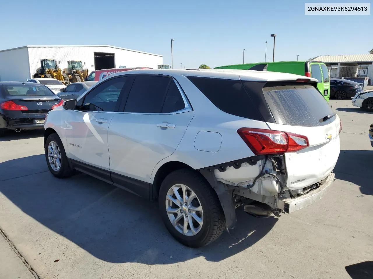 2019 Chevrolet Equinox Lt VIN: 2GNAXKEV3K6294513 Lot: 73402424