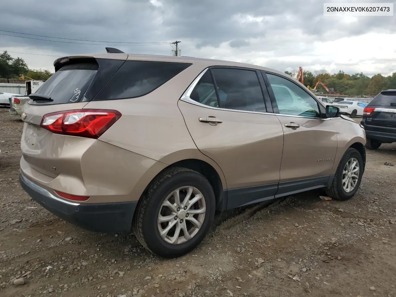 2019 Chevrolet Equinox Lt VIN: 2GNAXKEV0K6207473 Lot: 73416574