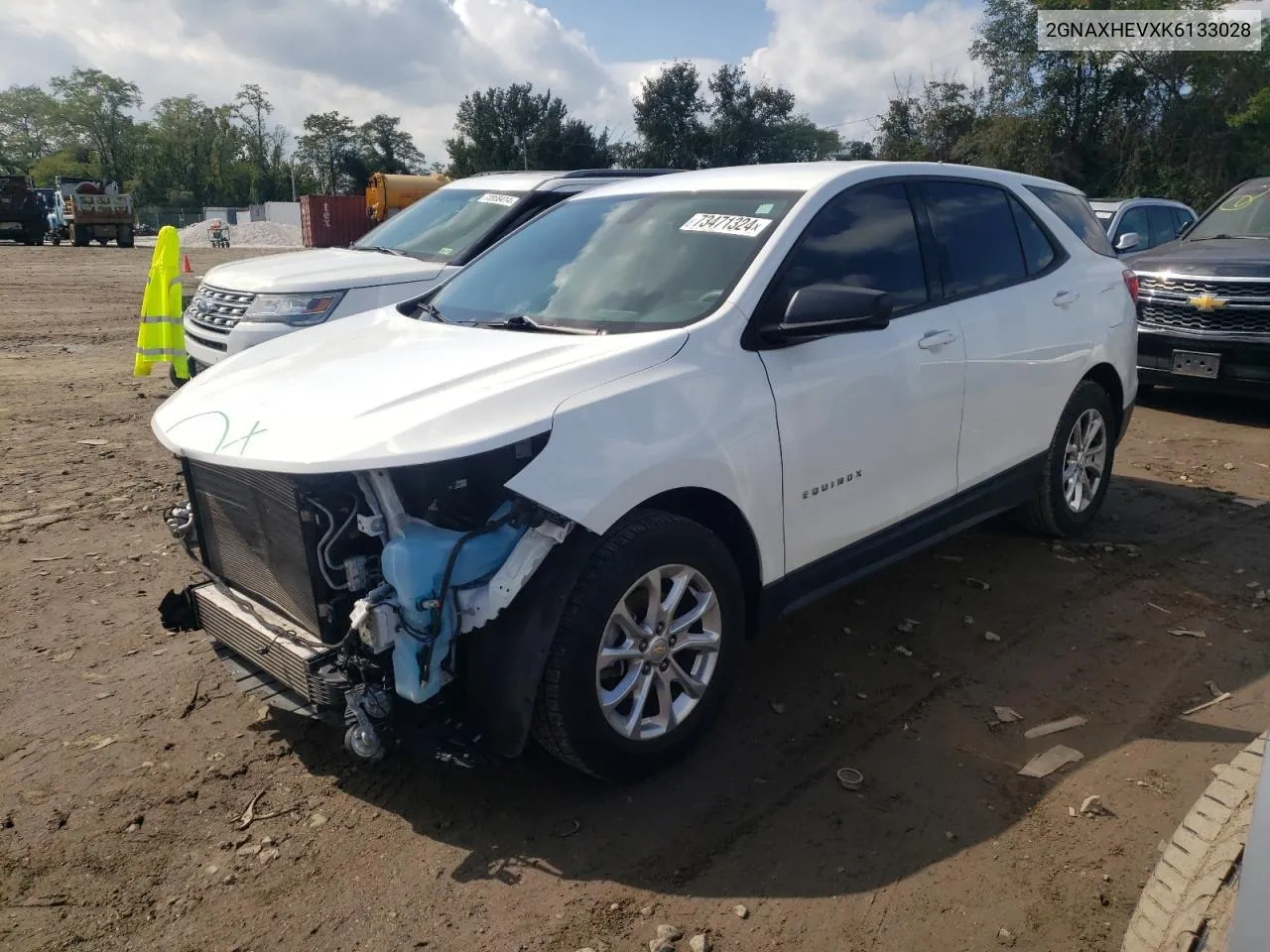 2019 Chevrolet Equinox Ls VIN: 2GNAXHEVXK6133028 Lot: 73471324