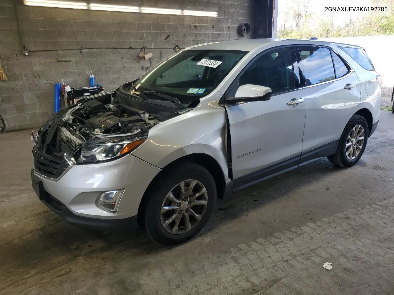 2019 Chevrolet Equinox Lt VIN: 2GNAXUEV3K6192785 Lot: 73472324