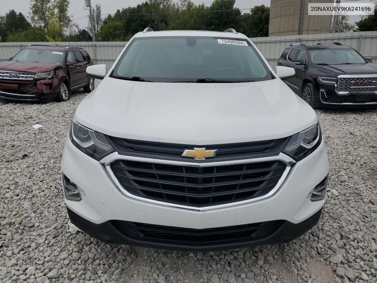 2019 Chevrolet Equinox Lt VIN: 2GNAXUEV9K6241696 Lot: 73490594