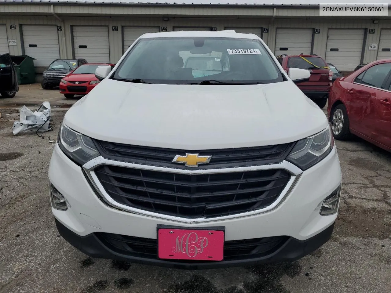 2019 Chevrolet Equinox Lt VIN: 2GNAXUEV6K6150661 Lot: 73519724