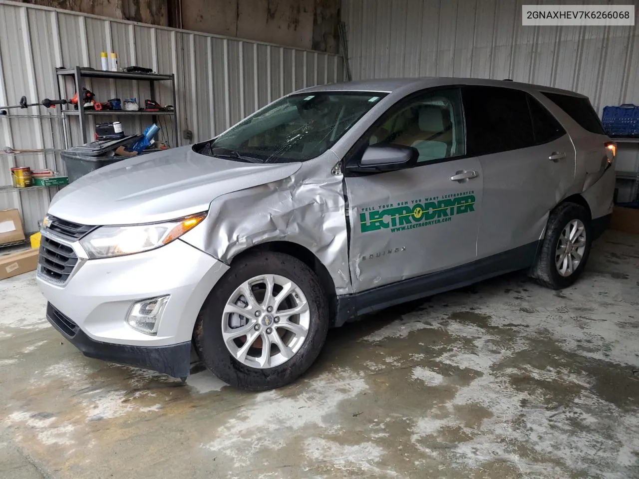 2019 Chevrolet Equinox Ls VIN: 2GNAXHEV7K6266068 Lot: 73534724