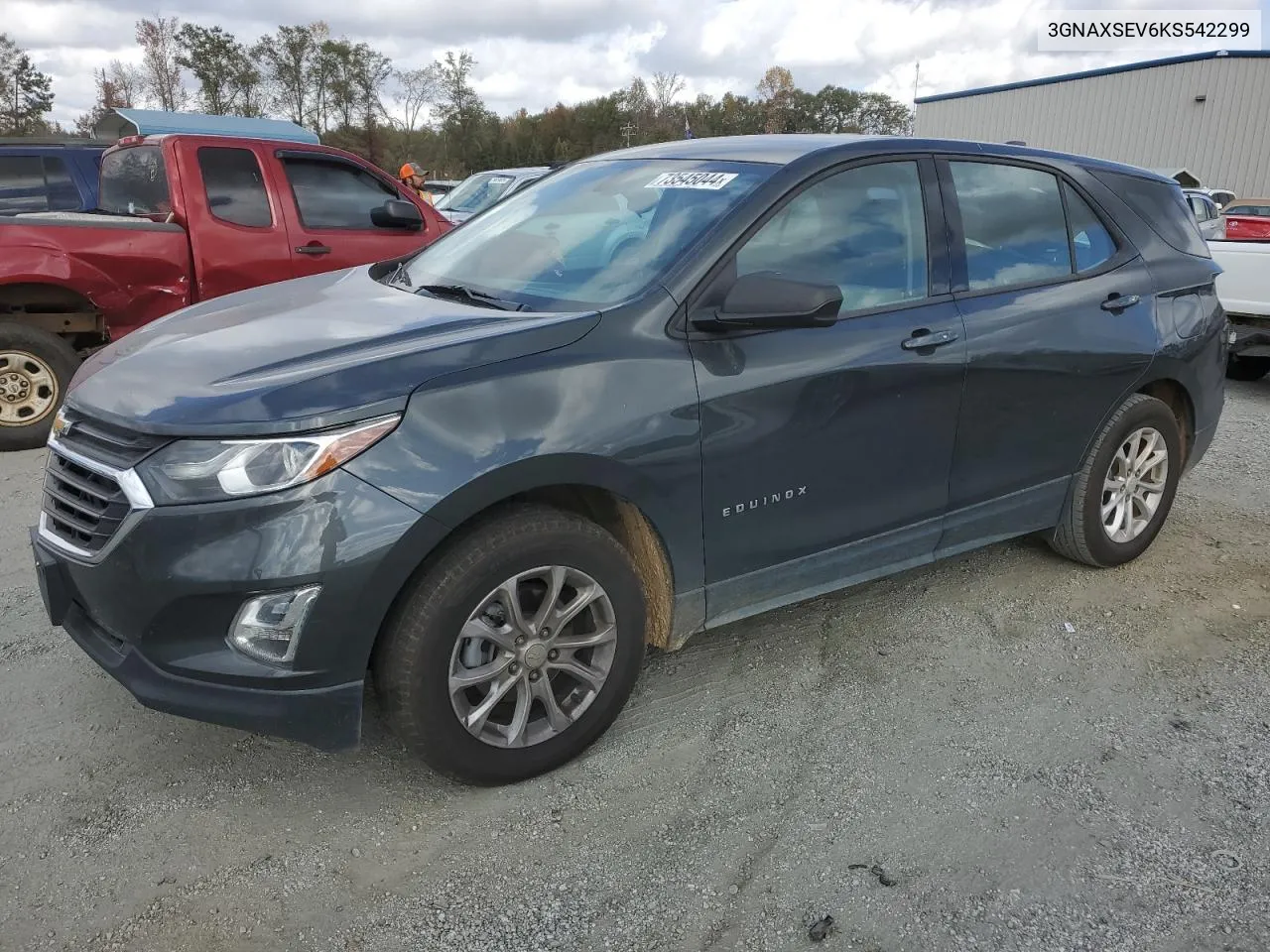 2019 Chevrolet Equinox Ls VIN: 3GNAXSEV6KS542299 Lot: 73545044