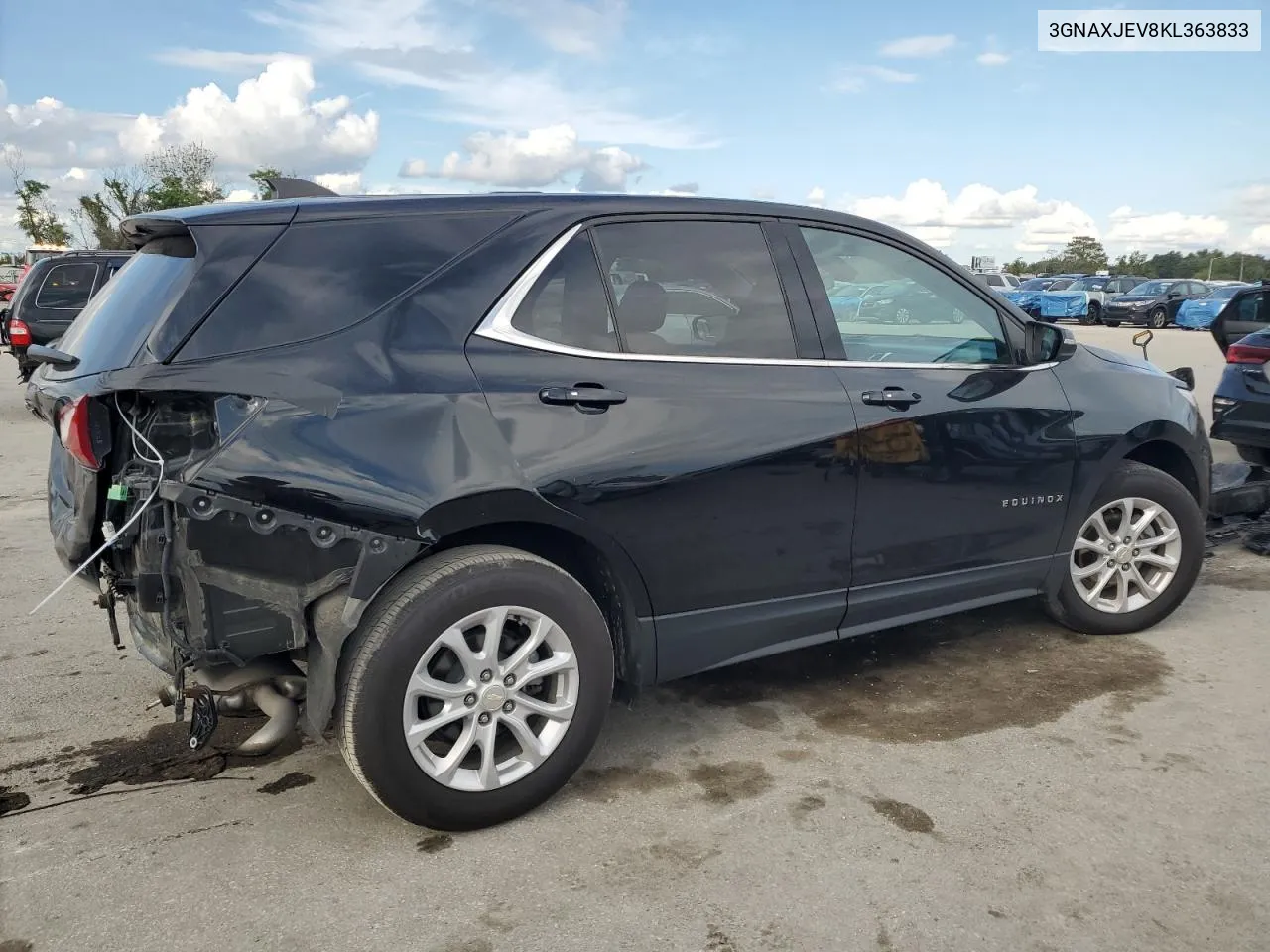 2019 Chevrolet Equinox Lt VIN: 3GNAXJEV8KL363833 Lot: 73580734