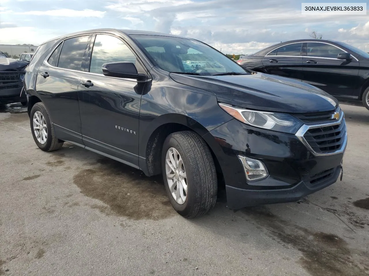 2019 Chevrolet Equinox Lt VIN: 3GNAXJEV8KL363833 Lot: 73580734