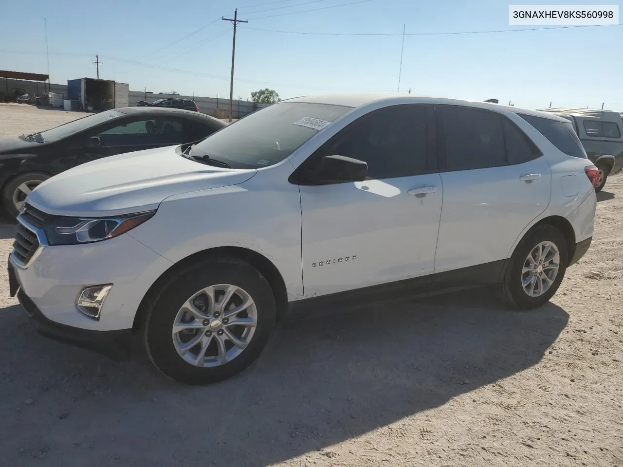 2019 Chevrolet Equinox Ls VIN: 3GNAXHEV8KS560998 Lot: 73584804