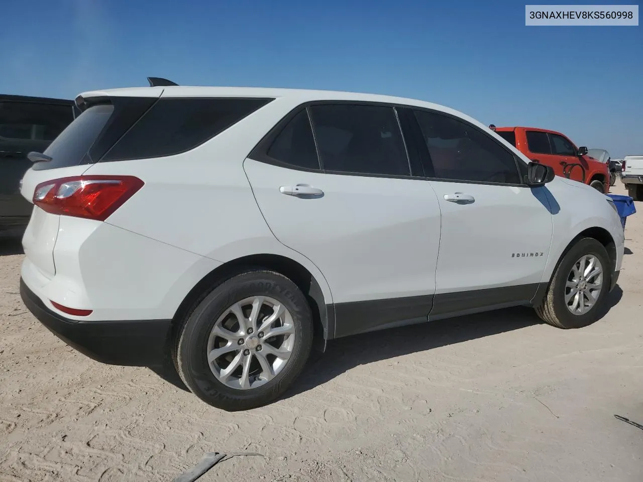 2019 Chevrolet Equinox Ls VIN: 3GNAXHEV8KS560998 Lot: 73584804