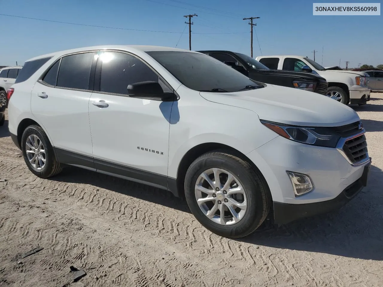 2019 Chevrolet Equinox Ls VIN: 3GNAXHEV8KS560998 Lot: 73584804