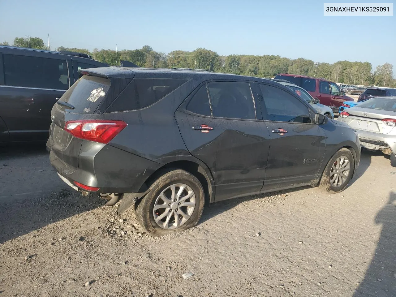 2019 Chevrolet Equinox Ls VIN: 3GNAXHEV1KS529091 Lot: 73596764