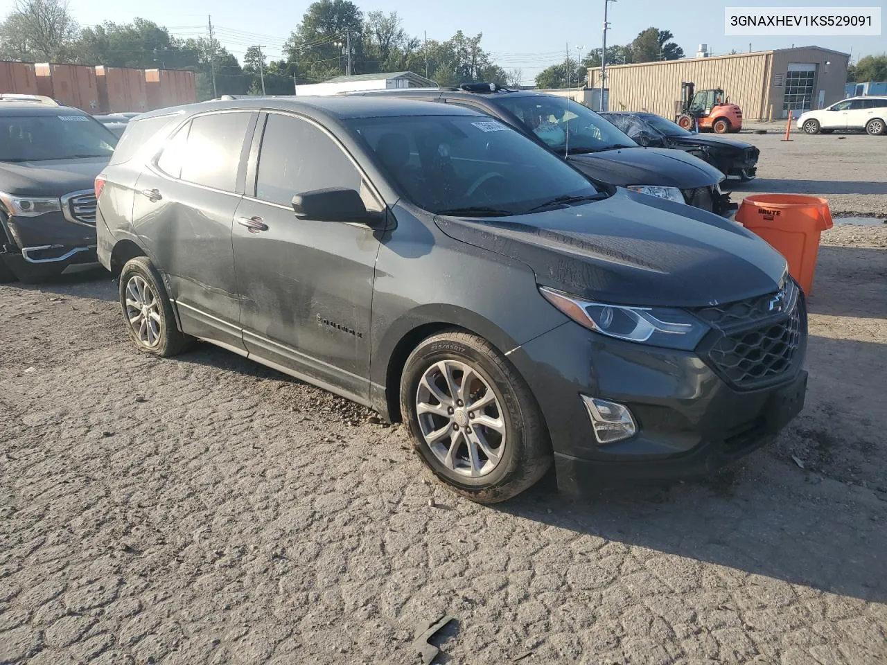 2019 Chevrolet Equinox Ls VIN: 3GNAXHEV1KS529091 Lot: 73596764